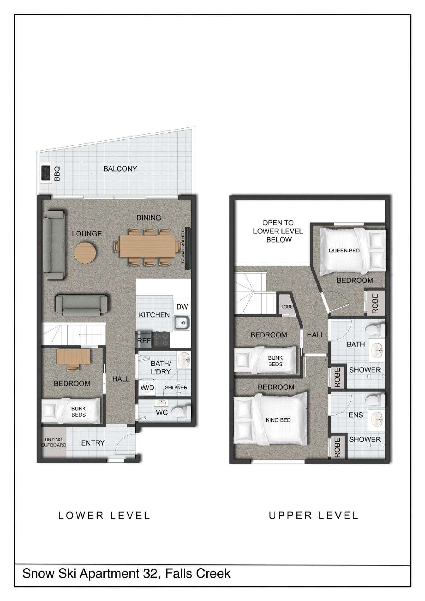 Snow Ski Apartments 32 Falls Creek Exterior foto